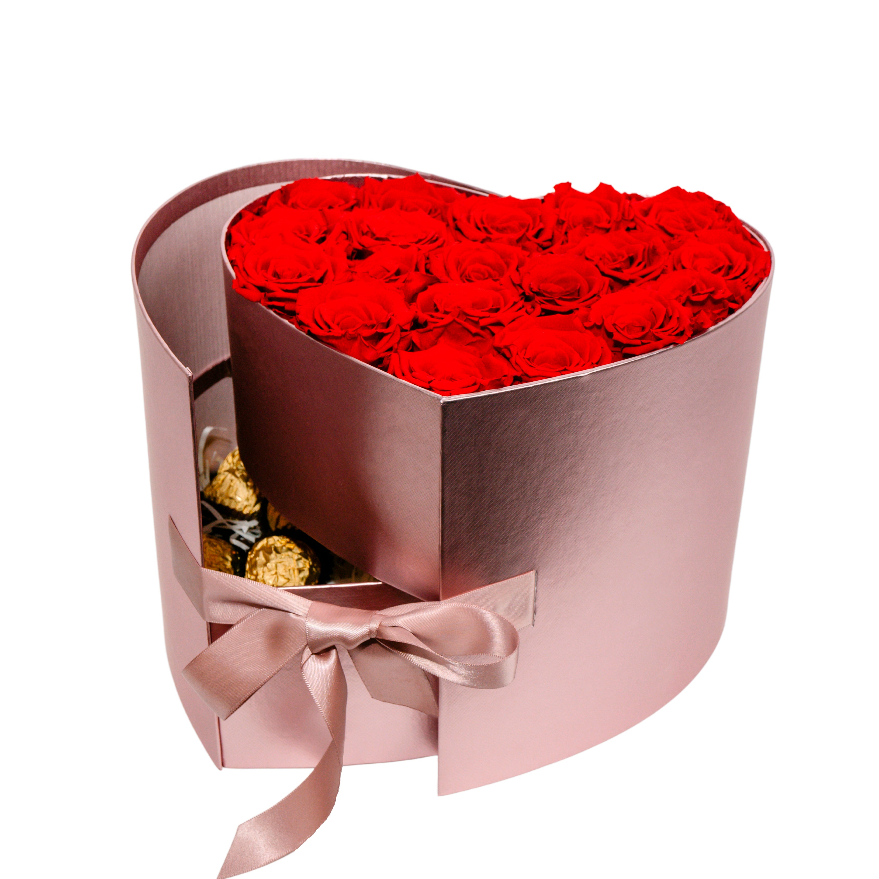 Heart box with Ferrero Rocher
