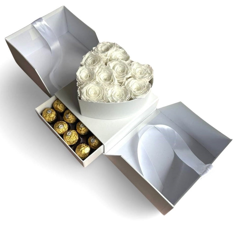 Hidden Heart box with Ferrero Rocher